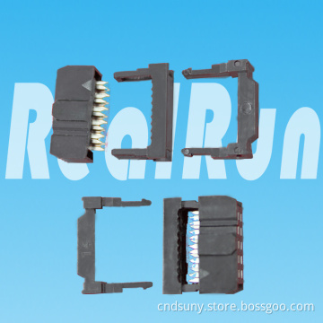 2.54mm IDC Connector with Two-Piece and Three-Piece